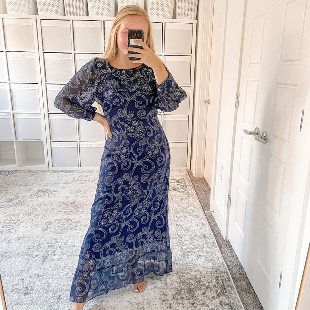 Banjanan Maxi Dress Long Sleeve